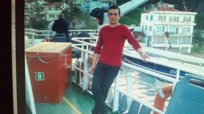 Tekeri, mıcıra kaptırdı.