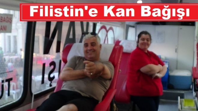 Filistin için kan bağışı