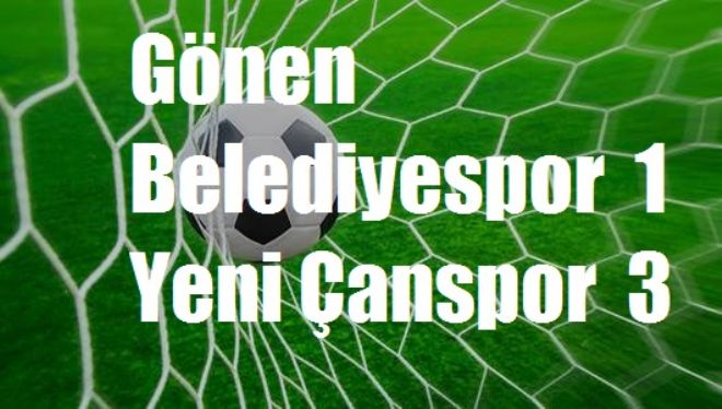Özel maçta Gönen 1-3 Y. Çanspor