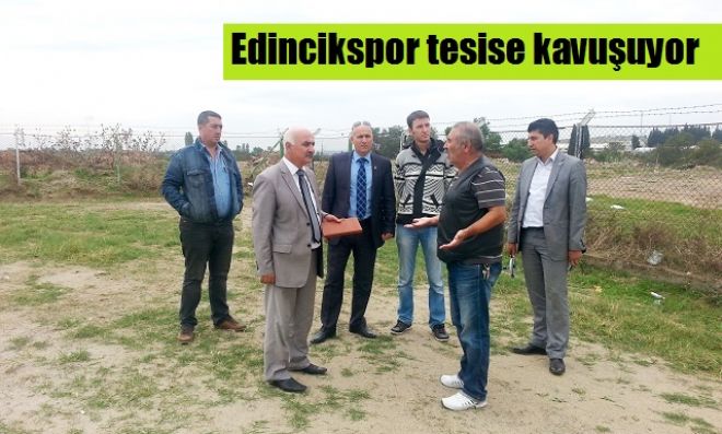 Edincikspor`a sentetik saha