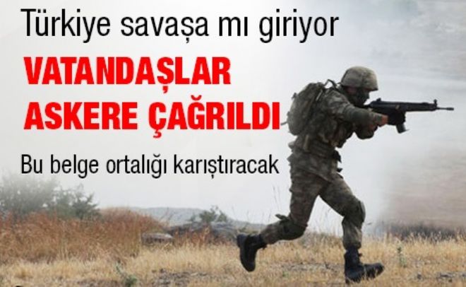 Savaşa mı giriyoruz?