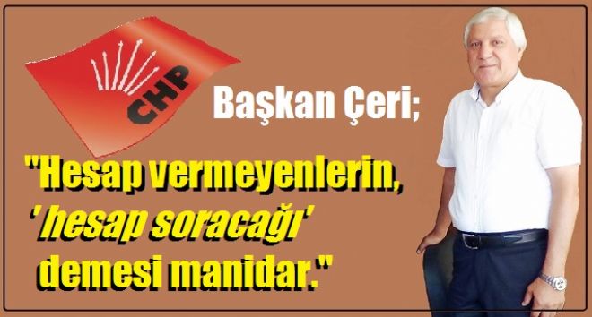 CHP den basın açıklaması