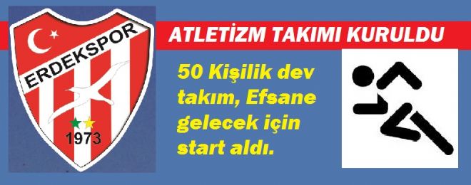 Atletizm takımı parkura indi