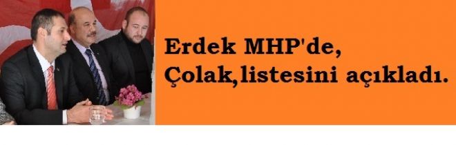 Çolak, listesini açıkladı.