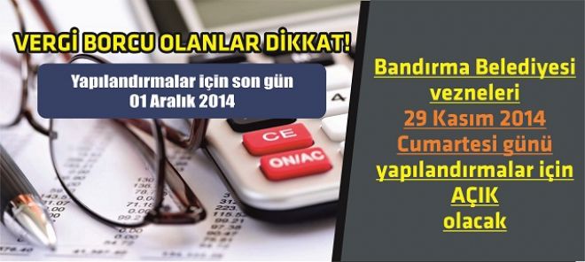 Vezneler Cumartesi açık