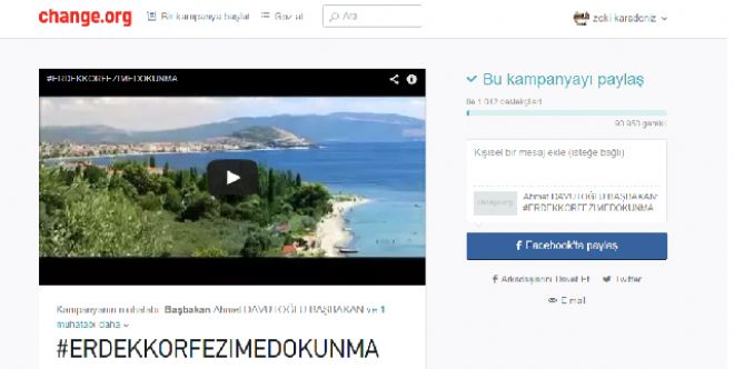 ``Körfez`ime dokunma``