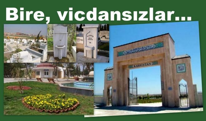 Mezarlığa kurna dayanmıyor