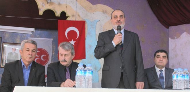 MHP MANYAS`ta YÜKSEL EFE ile DEVAM DEDİ.