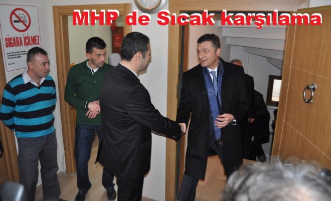 Sarı`dan, Çolak`a tebrik ziyareti