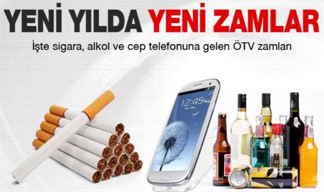 Yeni yıl zammı...