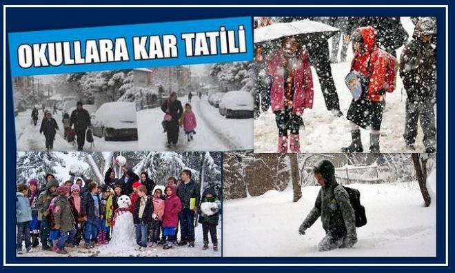 BUGÜN KAR TATİLİ