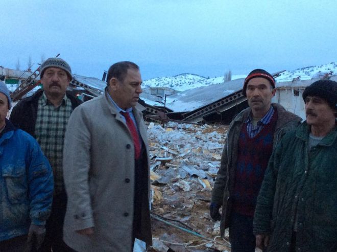 KAR YAĞIŞI NEDENİYLE YIKILAN SADECE BİNALAR DEĞİL İNSANLARIMIZIN UMUTLARI...