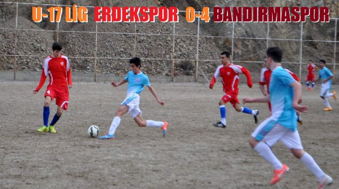 U-17 ERDEKSPOR 0-4 BANDIRMASPOR