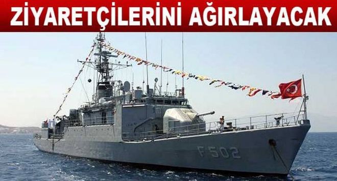 TCG BANDIRMA F-502 ASKERİ GEMİSİ BANDIRMA ya  GELİYOR