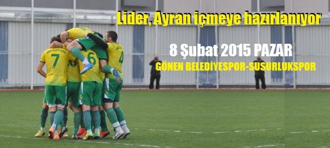 Lider, Susurluk`u bekliyor.