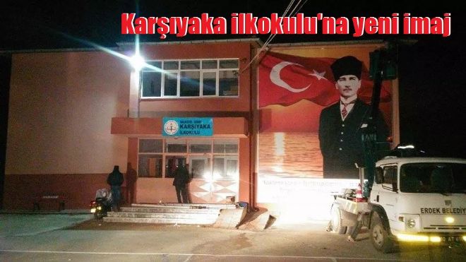 Karşıyaka ilkokulu imaj yeniledi