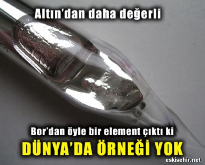 Dünya`da örneği yok