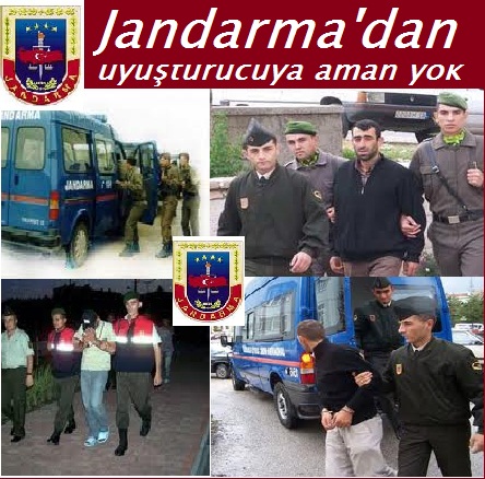  Jandarma`dan esrarcılara aman yok