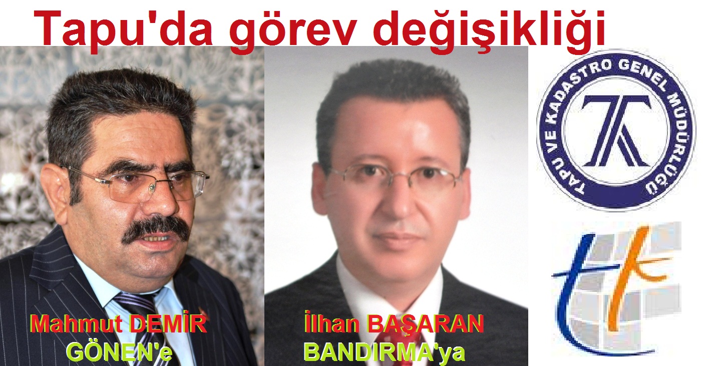 Tapu müdürlüğünde atama