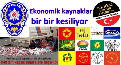 Terörün Kaçak sigaradan kaynağı kesiliyor.