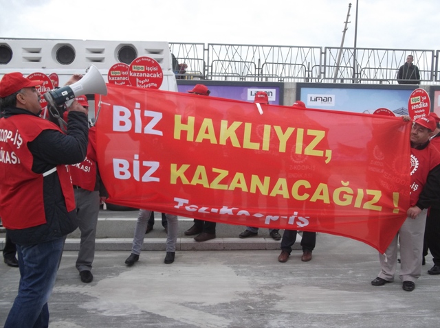 Kipa işçisi Bayramda da eylemlerini sürdürecek.