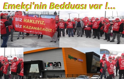 İşçinin Ahı tuttu.