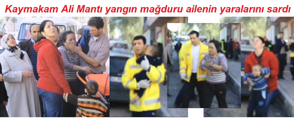 Yangın mağduru ailenin yarası sarıldı