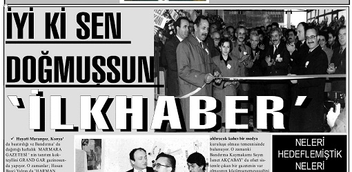 İlkhaber Gazetesi kuruluşunun 20. yılını kutluyor.
