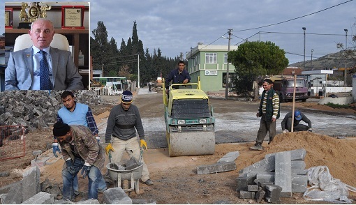  Edincik belediyesi çalışıyor