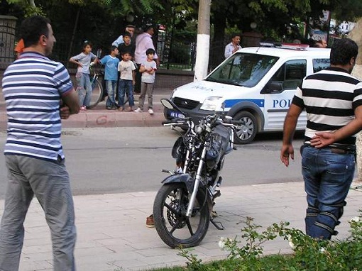 Havran`da Motorbisiklet anarşisi
